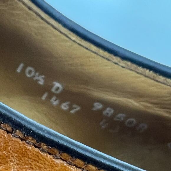 Allen Edmonds Margate Walnut Brown Leather Oxford Dress Shoes 10.5 D Made in USA - Picture 7 of 8